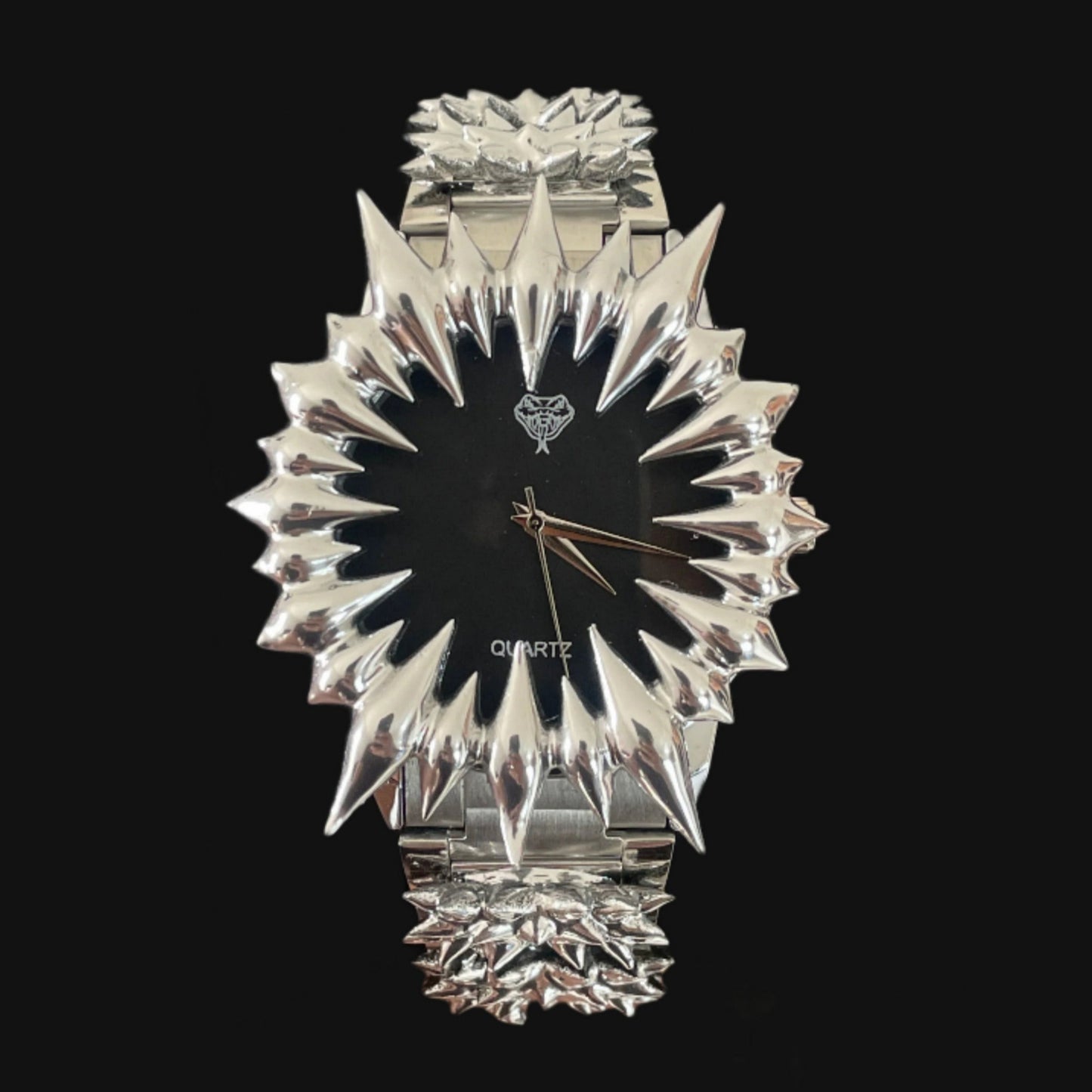 Onyx Spiked Watch