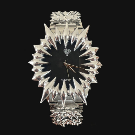 Onyx Spiked Watch