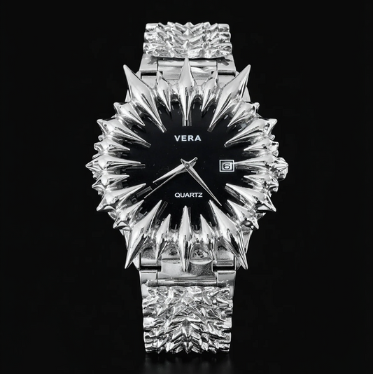 Onyx Spiked Watch