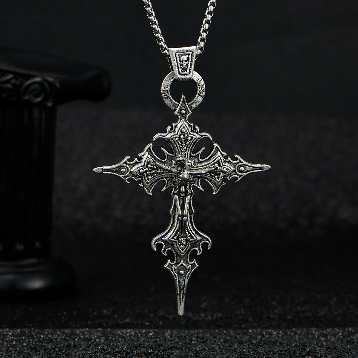 Gothic Nail Cross - Unisex Necklace