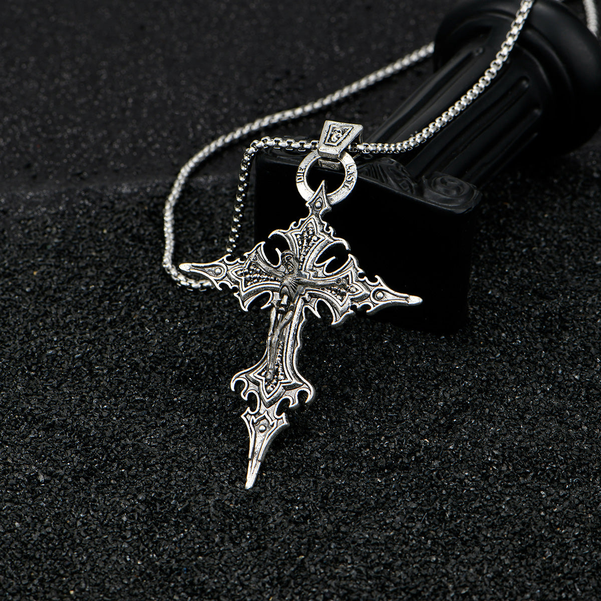 Gothic Nail Cross - Unisex Necklace
